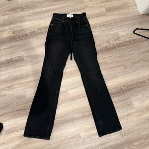 Reformation - Black Women's Straight/Boot Cut Jeans